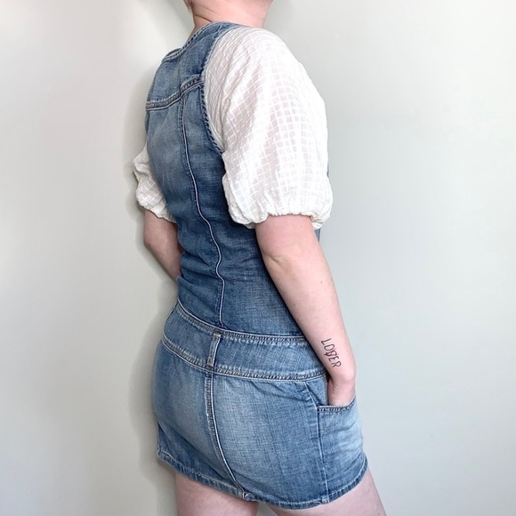 Vintage Guess Denim Button Down Dress - Picture 8 of 8